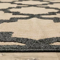 Covington Home Celestia Mixed Pile Lattice Indoor Outdoor Rectangular Area Rug