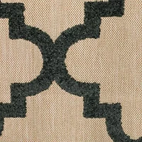 Covington Home Celestia Mixed Pile Lattice Indoor Outdoor Rectangular Area Rug