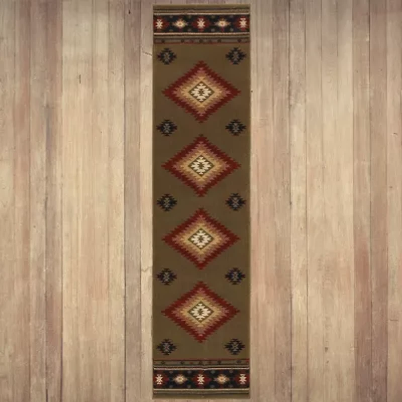 Covington Home Harlow Southwest Lodge 22"X90" Indoor Rectangular Runner