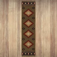 Covington Home Harlow Southwest Lodge 22"X90" Indoor Rectangular Runner