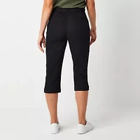St. John's Bay Secretly Slender Womens Slim Mid Rise Capri Pant
