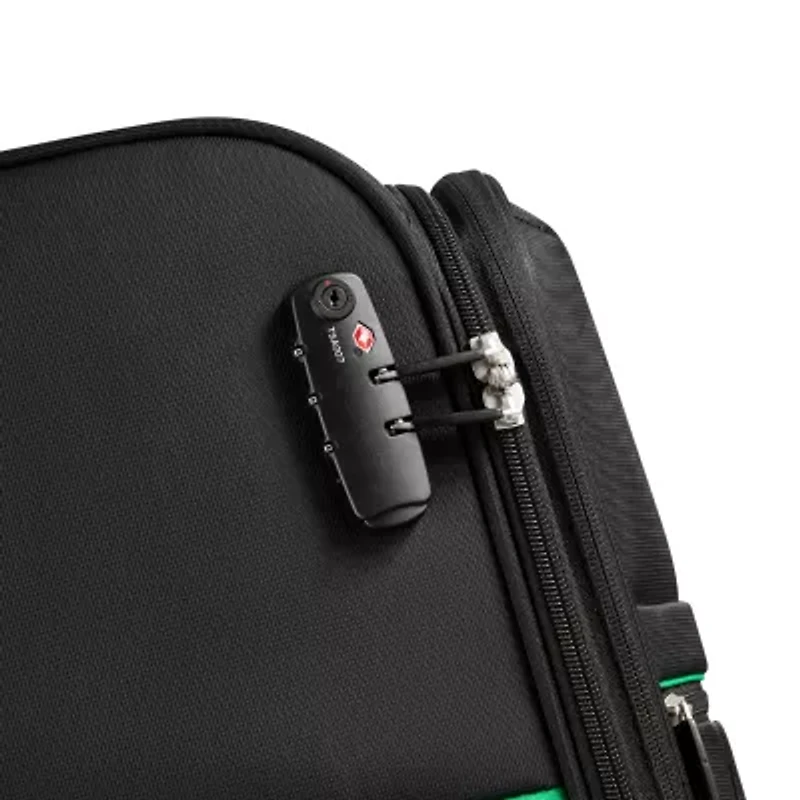 Delsey Paris X Benetton 27 Inch Softside Expandable Checked Spinner Luggage