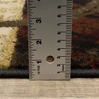 Covington Home Harlow Abstract Color Block 8'X8' Indoor Round Area Rug