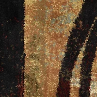 Covington Home Harlow Abstract Color Block 8'X8' Indoor Round Area Rug