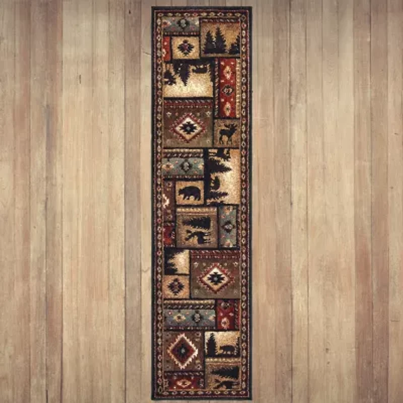 Covington Home Willow Southwest Lodge 22"X90" Indoor Rectangular Runner