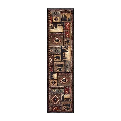 Covington Home Willow Southwest Lodge 22"X90" Indoor Rectangular Runner