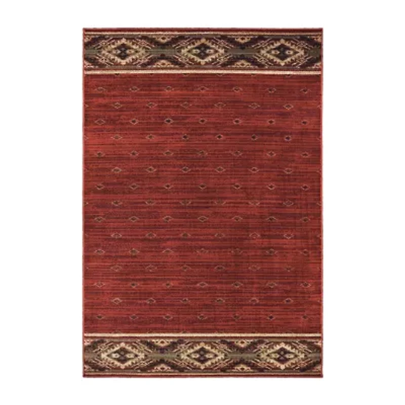 Covington Home Willow Southwestern Border 46"X65" Indoor Rectangular Accent Rug