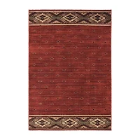 Covington Home Willow Southwestern Border 46"X65" Indoor Rectangular Accent Rug