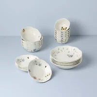Lenox Butterfly Meadow 24-pc. Porcelain Bowl Set