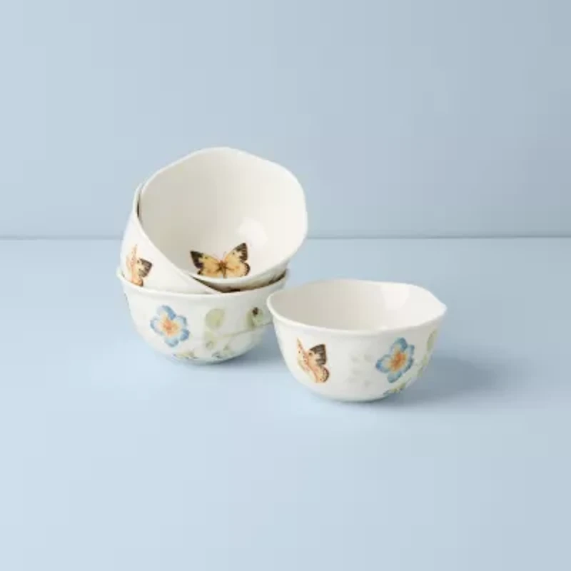 Lenox Butterfly Meadow 4-pc. Porcelain Ice Cream Bowl