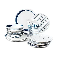 Lenox Blue Bay Melamine 16-pc. Melamine Dinnerware Set