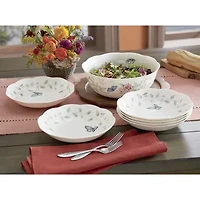 Lenox Butterfly Meadow Porcelain Salad Bowl Set