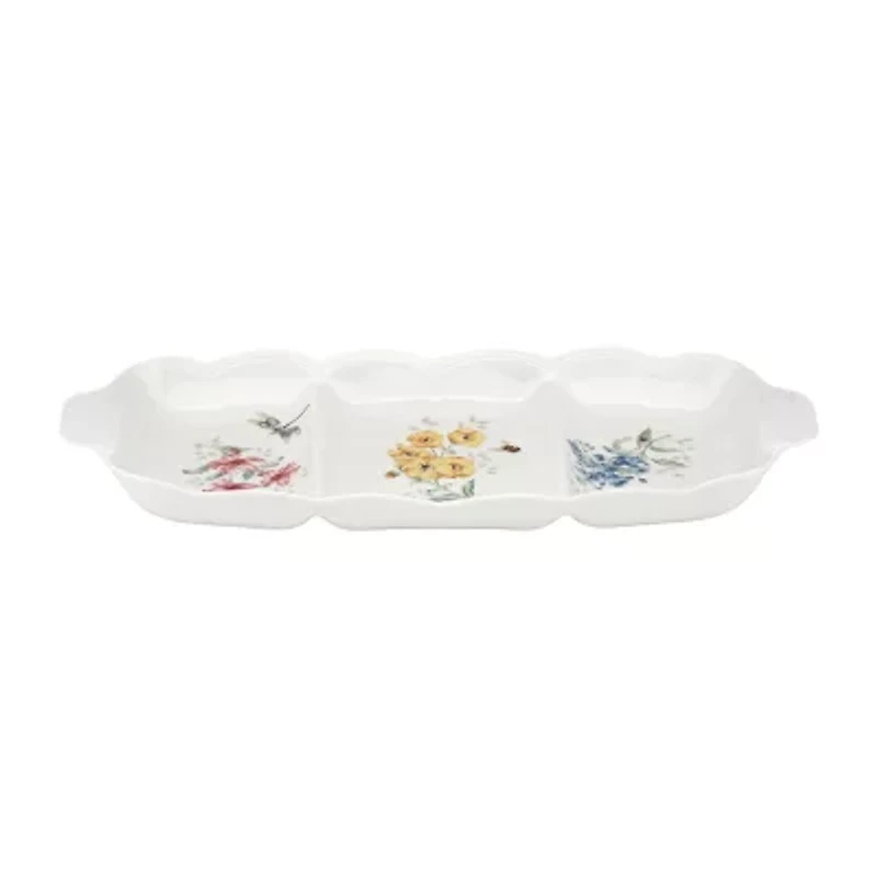 Lenox Butterfly Meadow Porcelain Serving Tray