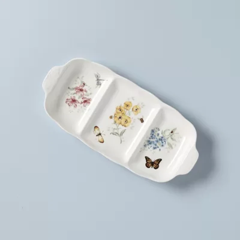 Lenox Butterfly Meadow Porcelain Serving Tray