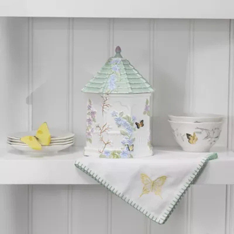 Lenox Butterfly Meadow Figural Porcelain Cookie Jar