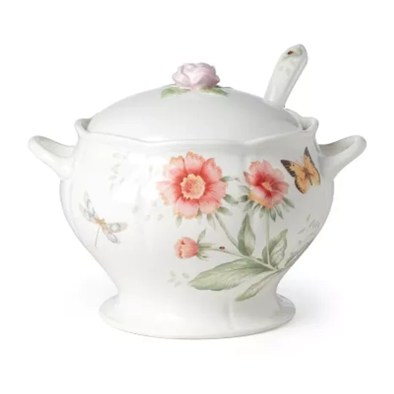 Lenox Butterfly Meadow Porcelain Soup Tureen