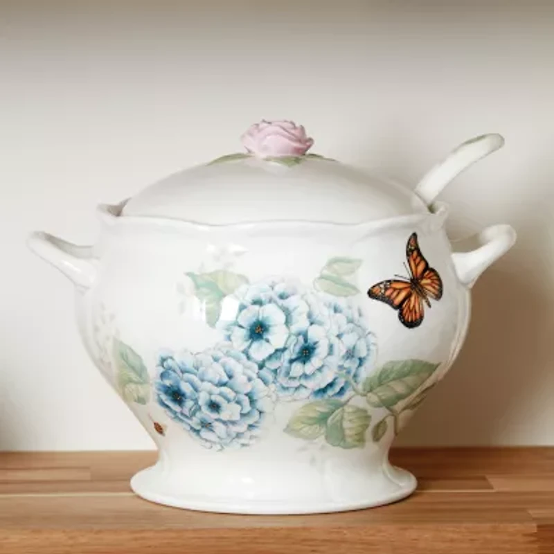 Lenox Butterfly Meadow Porcelain Soup Tureen