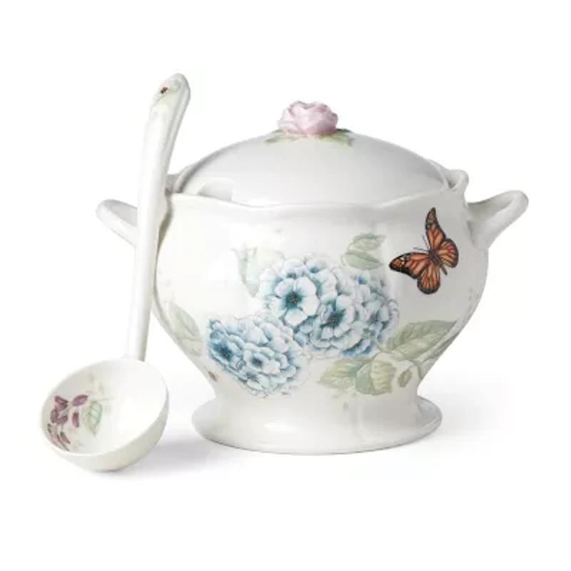 Lenox Butterfly Meadow Porcelain Soup Tureen