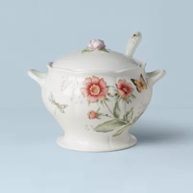 Lenox Butterfly Meadow Porcelain Soup Tureen