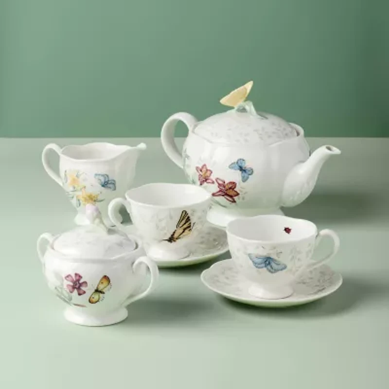 Lenox Butterfly Meadow 7-pc. Porcelain Tea Set