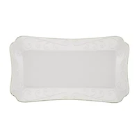 Lenox French Perle White Stoneware Serving Tray