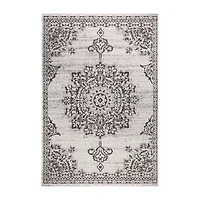 Nicole Miller Country Azalea Medallion UV Protection Washable Outdoor Rectangular Area Rug