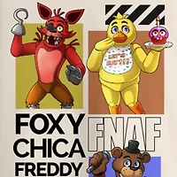 Little & Big Kid Boys Crew Neck Short Sleeve Regular Fit Five Nights at Freddys Graphic T-Shirt