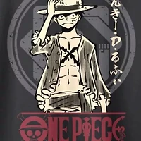 One Piece Little & Big Kid Boys Crew Neck Short Sleeve Oversized Graphic T-Shirt