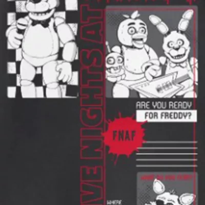 Little & Big Kid Boys Long Sleeve Five Nights at Freddys Fleece Hoodie