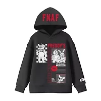 Little & Big Kid Boys Long Sleeve Five Nights at Freddys Fleece Hoodie