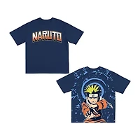 Little & Big Kid Boys Crew Neck Short Sleeve Oversized Naruto Graphic T-Shirt