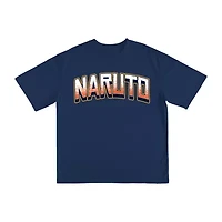 Little & Big Kid Boys Crew Neck Short Sleeve Oversized Naruto Graphic T-Shirt