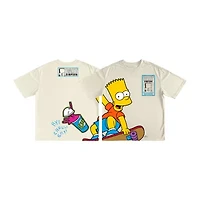 Little & Big Kid Boys Crew Neck Short Sleeve Oversized The Simpsons Graphic T-Shirt