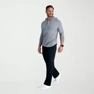 Haggar Stretch Comfort Cargo Mens Fabric Classic Fit Pant
