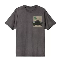 Mens Crew Neck Short Sleeve Regular Fit Graphic T-Shirt