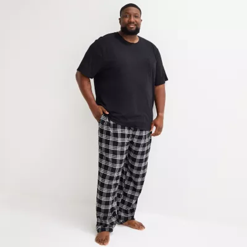 St. John's Bay Mens Flannel Big and Tall Pajama Pants