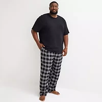 St. John's Bay Mens Flannel Big and Tall Pajama Pants