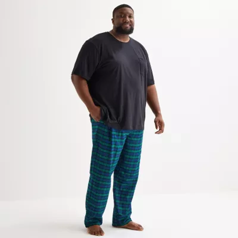 St. John's Bay Mens Flannel Big and Tall Pajama Pants