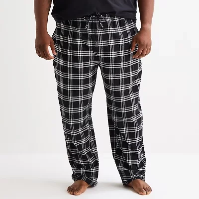 St. John's Bay Mens Flannel Big and Tall Pajama Pants