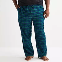 St. John's Bay Mens Flannel Big and Tall Pajama Pants