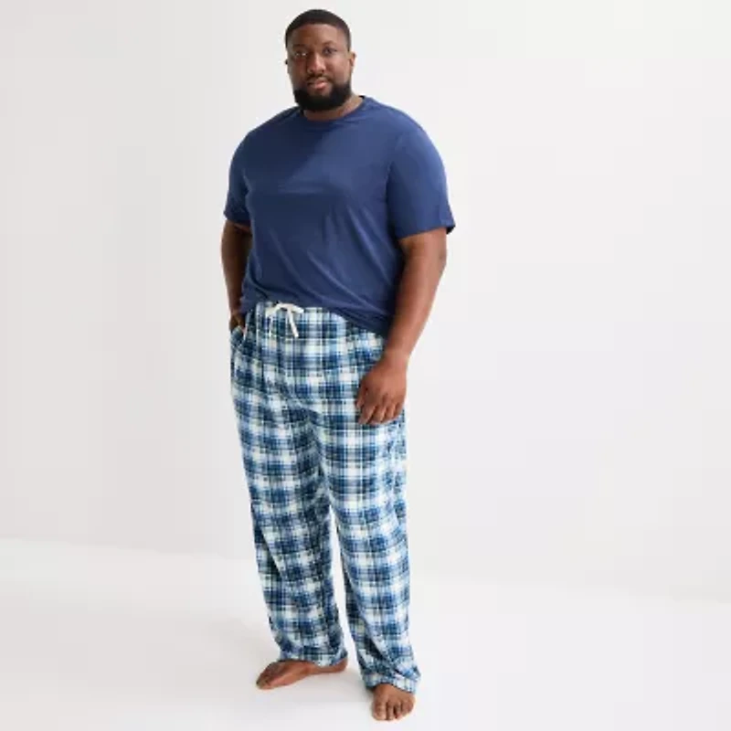 St. John's Bay Mens Microfleece Big and Tall Pajama Pants