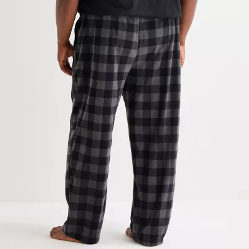 St. John's Bay Mens Big and Tall Microfleece Pajama Pants