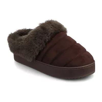 Journee Collection Blair Womens Slip-On Slippers