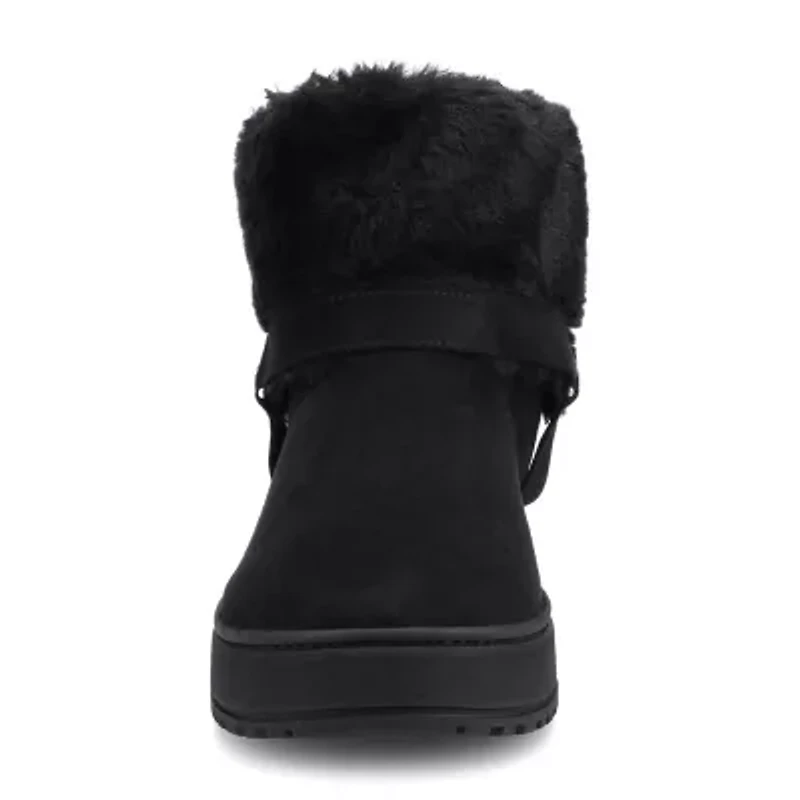 Journee Collection Womens Thada Flat Heel Booties