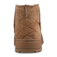 Journee Collection Womens Tarla Flat Heel Booties