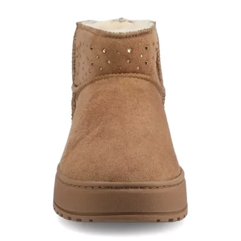 Journee Collection Womens Tarla Flat Heel Booties