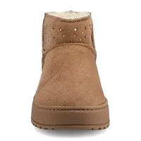 Journee Collection Womens Tarla Flat Heel Booties