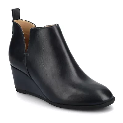 Journee Collection Womens Mylee Wedge Heel Booties