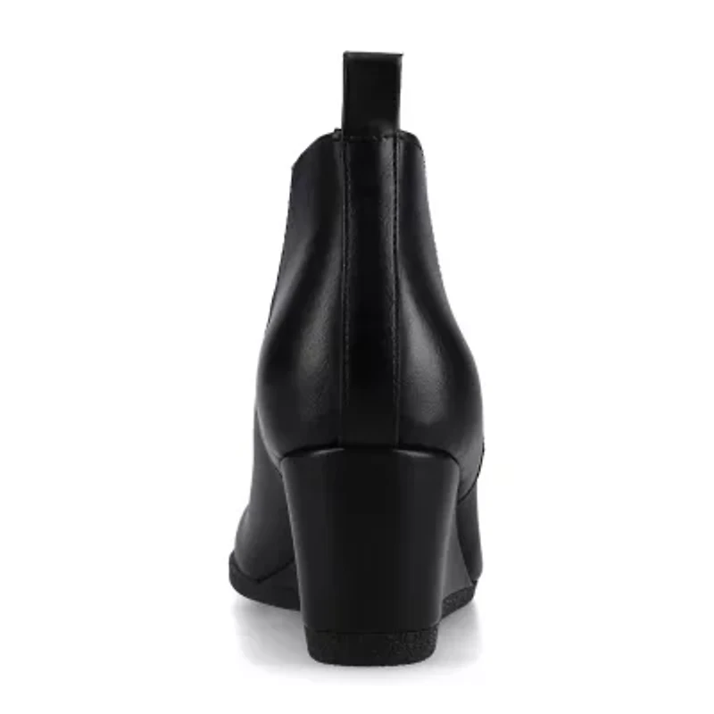 Journee Collection Womens Mylee Wedge Heel Booties