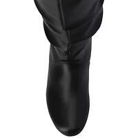 Journee Collection Womens Jayne-Wdwc Wide Calf Flat Heel Slouch Boots